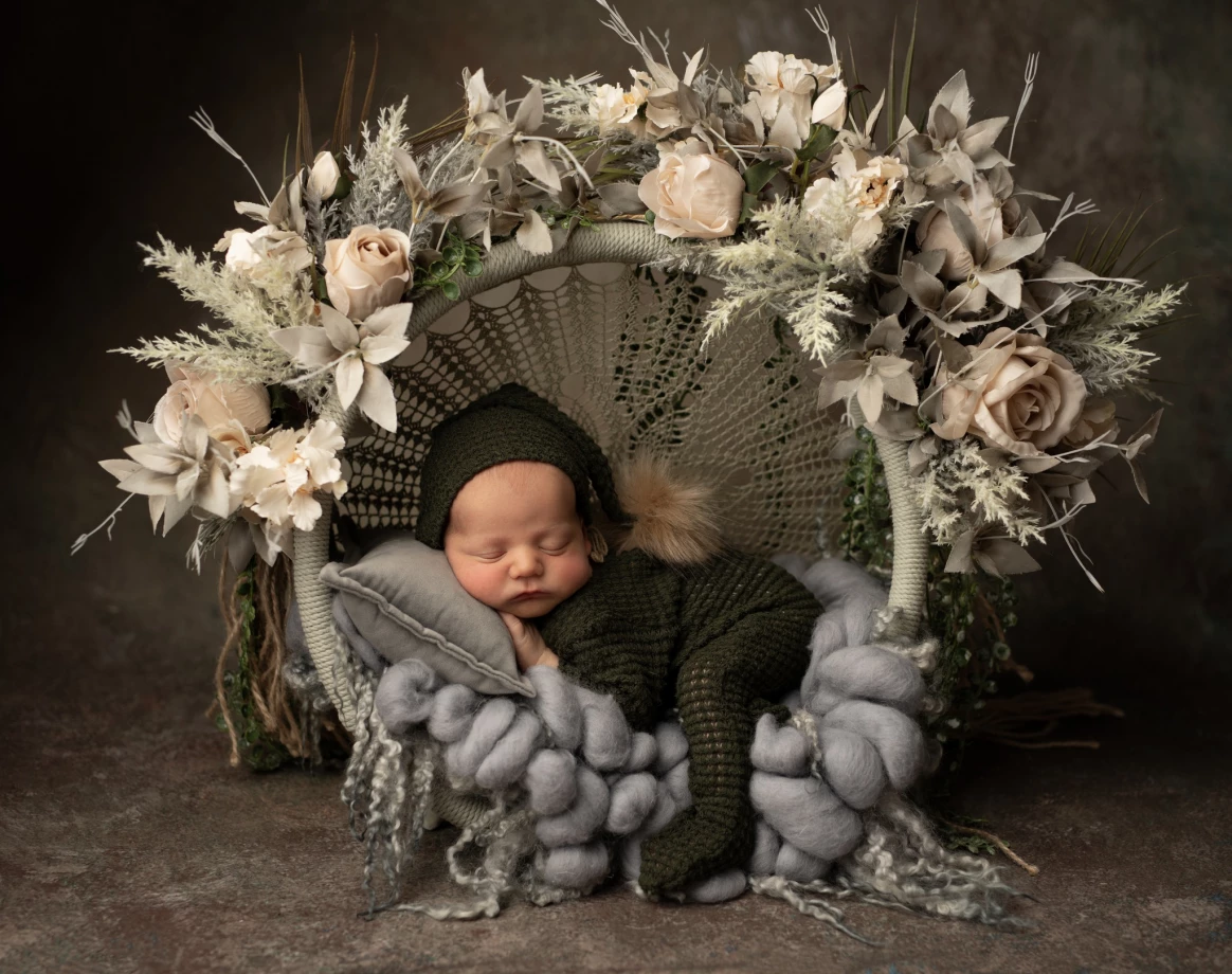 fotograf szczecin adrianna-wisniewska-fotografia portfolio zdjecia noworodkow sesje noworodkowe niemowlę