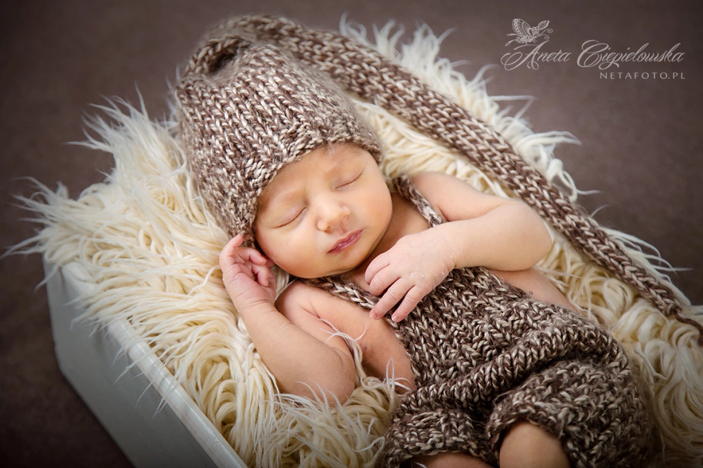 fotograf bielsko-biala aneta-ciepielowska portfolio zdjecia noworodkow sesje noworodkowe niemowlę