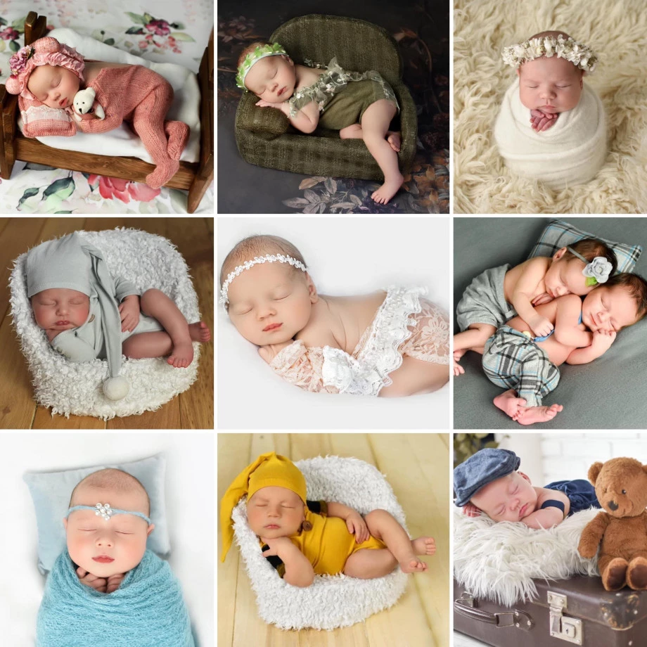 fotograf krakow bienussaphotography portfolio zdjecia noworodkow sesje noworodkowe niemowlę