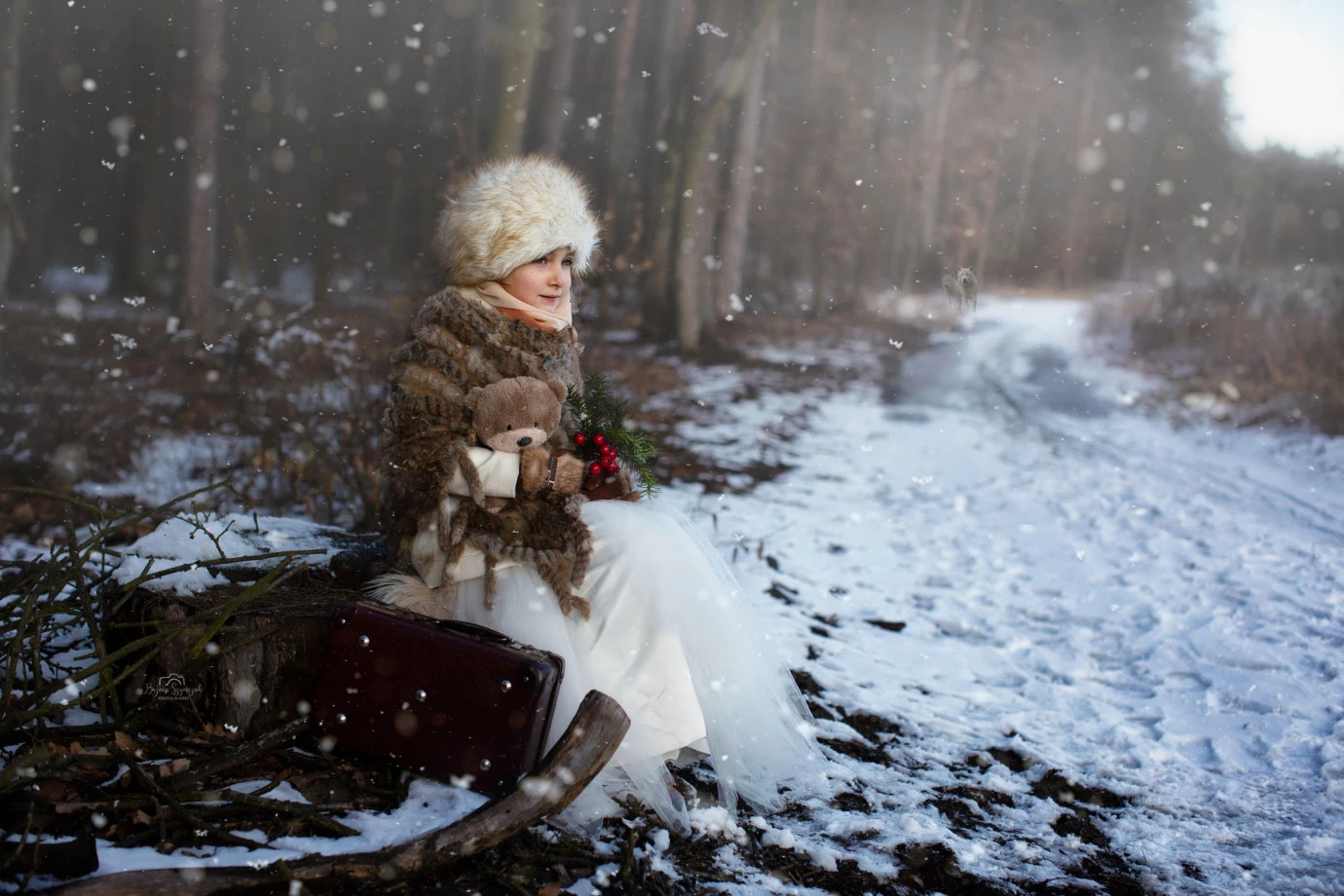 fotograf aleksandrow-kujawski bozena-szymczak portfolio zimowe sesje zdjeciowe zima snieg