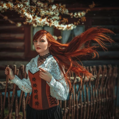 zdjecia  fotograf janusz-zolnierczyk portfolio portret wiosenne-sesje-zdjeciowe sesja-na-wsi kobieta