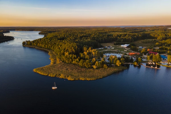 zdjecia  fotograf mateusz-sadownik portfolio fotografia-dronowa-zdjecia-z-drona natura rzeka niebo woda naturalny-krajobraz zmierzch