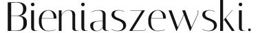 logo bieniaszewski-fotograf-slubny-slask